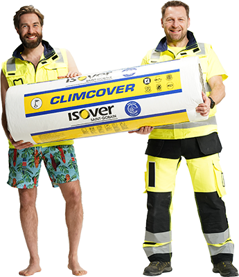 Climcover roll laiko du vyrai